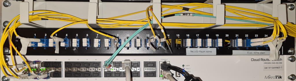 Aggregations-Switch am Standort VR